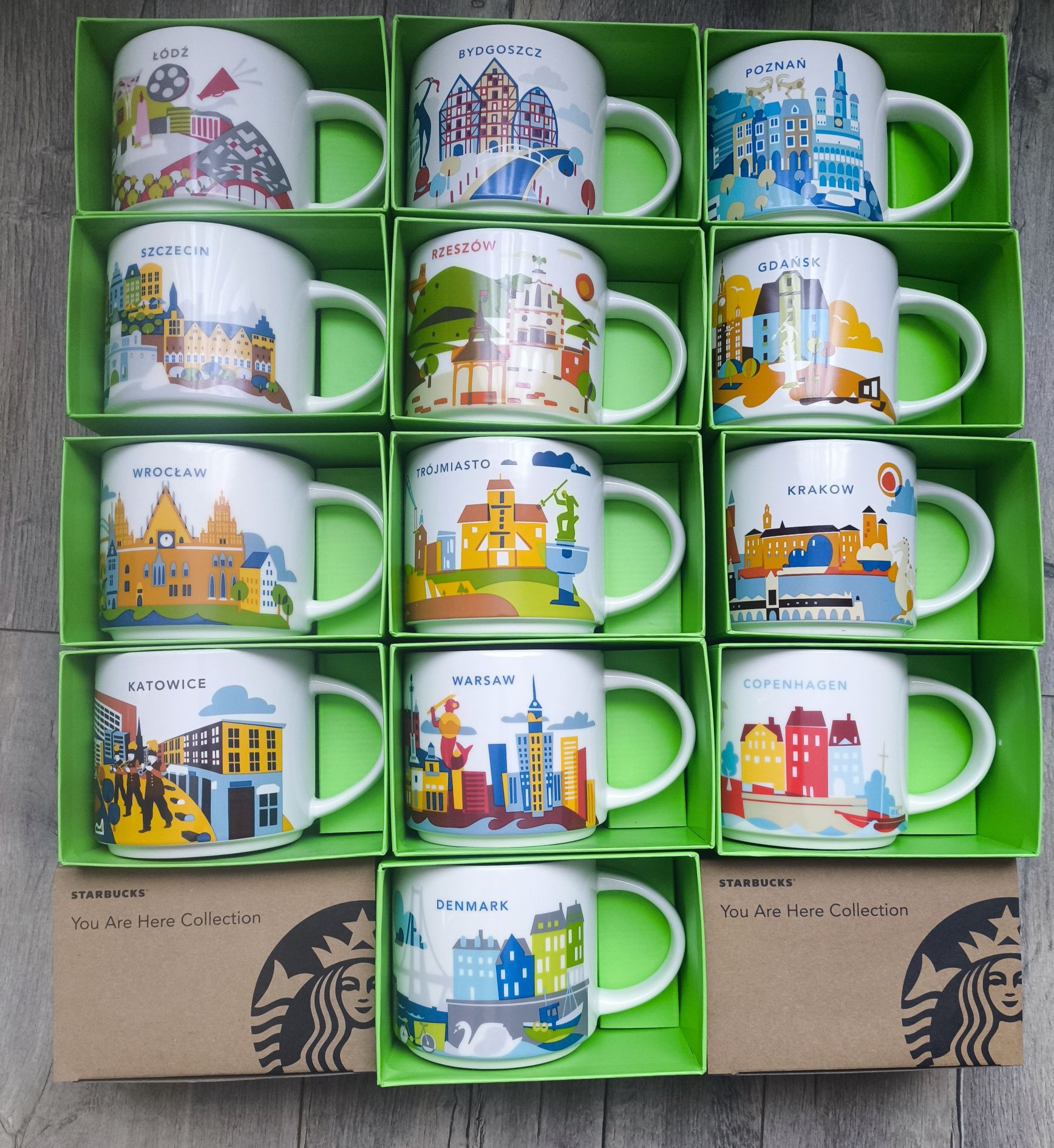 Kubek Starbucks Toruń You Are Here YAH Mug