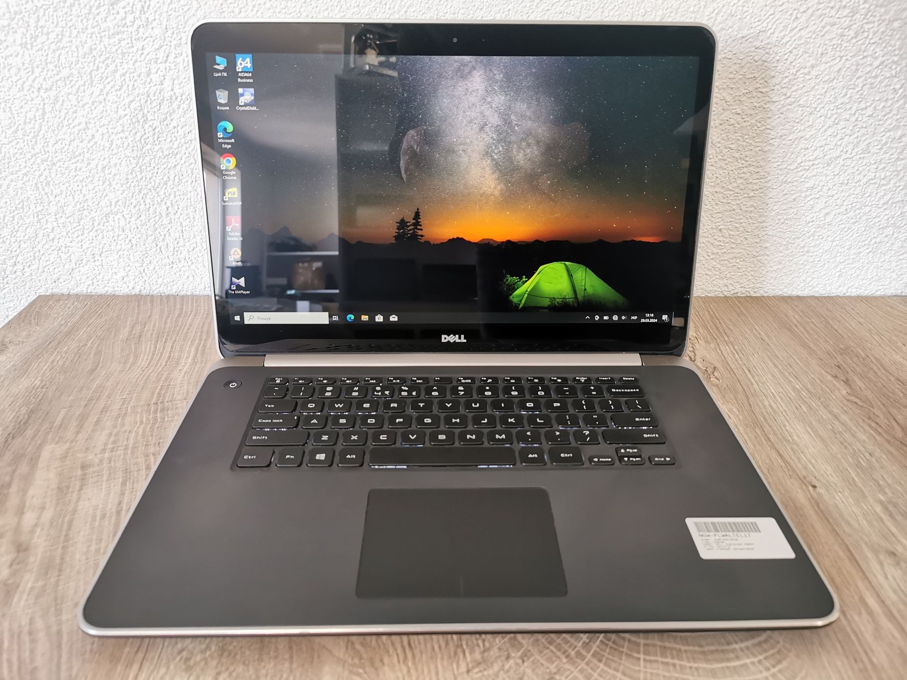 Dell precision M3800,Core I7 - 4712HQ,ram 8gb SSD 256gb,Quadro K1100M