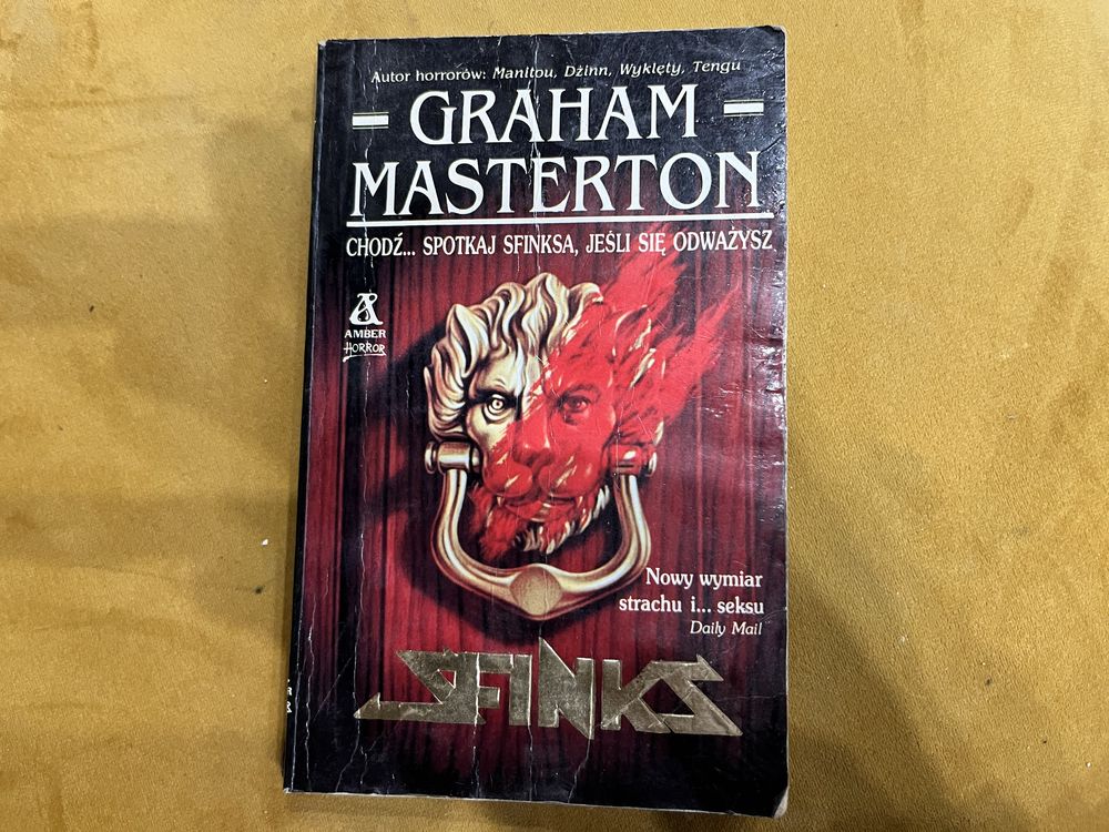 Sfinks Graham Masterton horror Amber