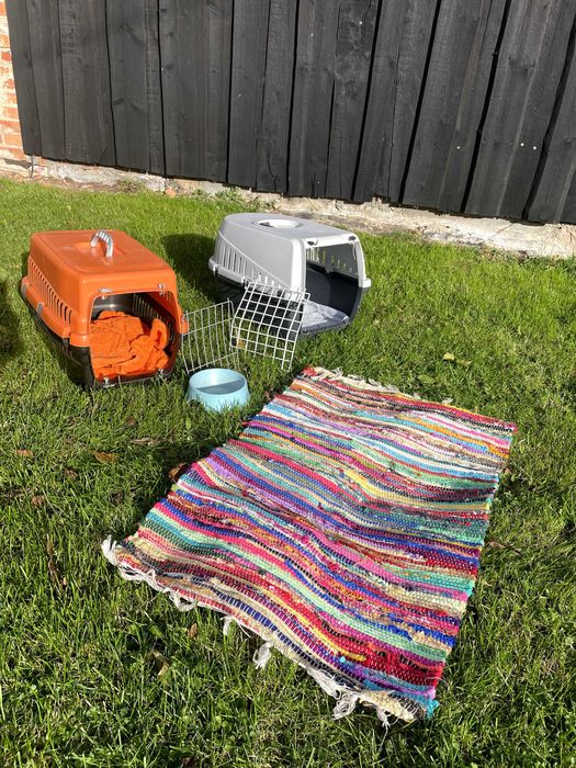 IMAC SAVIC Transporter dla psa kota fretki klatka solidny 2 szt. dywan