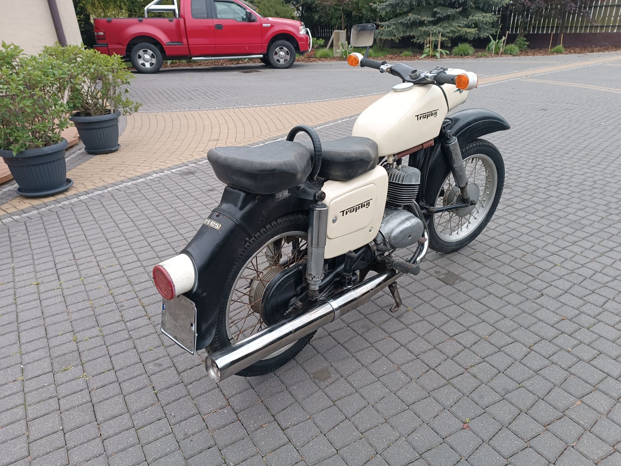 MZ es 125 trophy zamiana zamienię motocykl quad cross prl auto bus