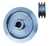 KOŁO PASOWE 120mm otwór 22/24/28/30/32/38 paski 2x17mm SZAJBA