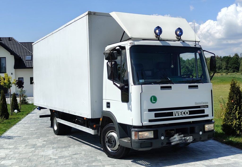 Iveco EuroCargo  Tector 75E15 / 290 tys!  / kontener  / winda/