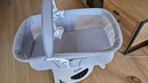 Leżaczek bujaczek elektryczny + gondola 2w1 lionelo Bella Set Grey Con