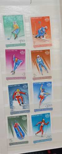 Zestaw znaczki - Rumunia - sport - olimpiada - czyste