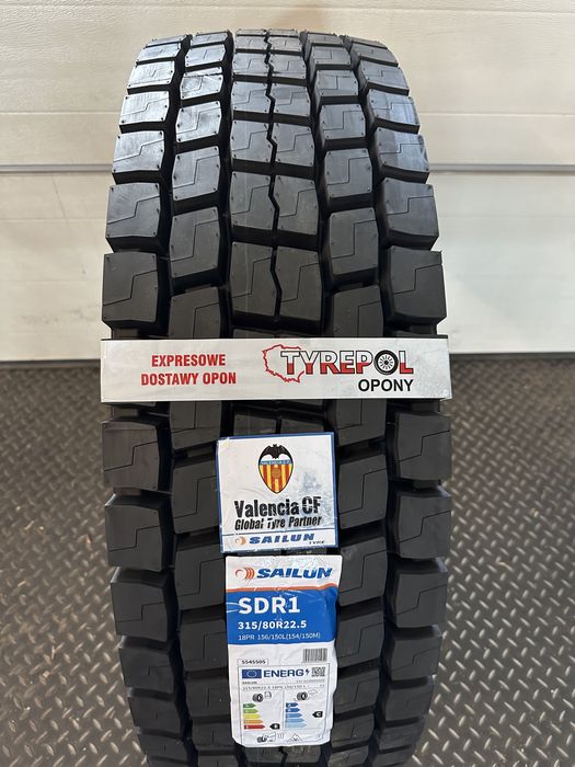 1150netto EXTRA opona SAILUN 315/80 R22.5 SDR1 315 80 regionalna napęd