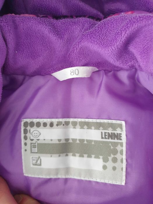 Теплий зимовий комбінезон на дівчинку Lenne р. 80 +6  (ідеальний стан)