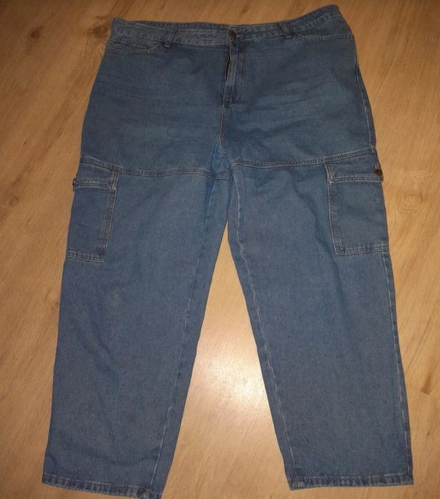 Jeansy bojowki pas 120 cm unisex