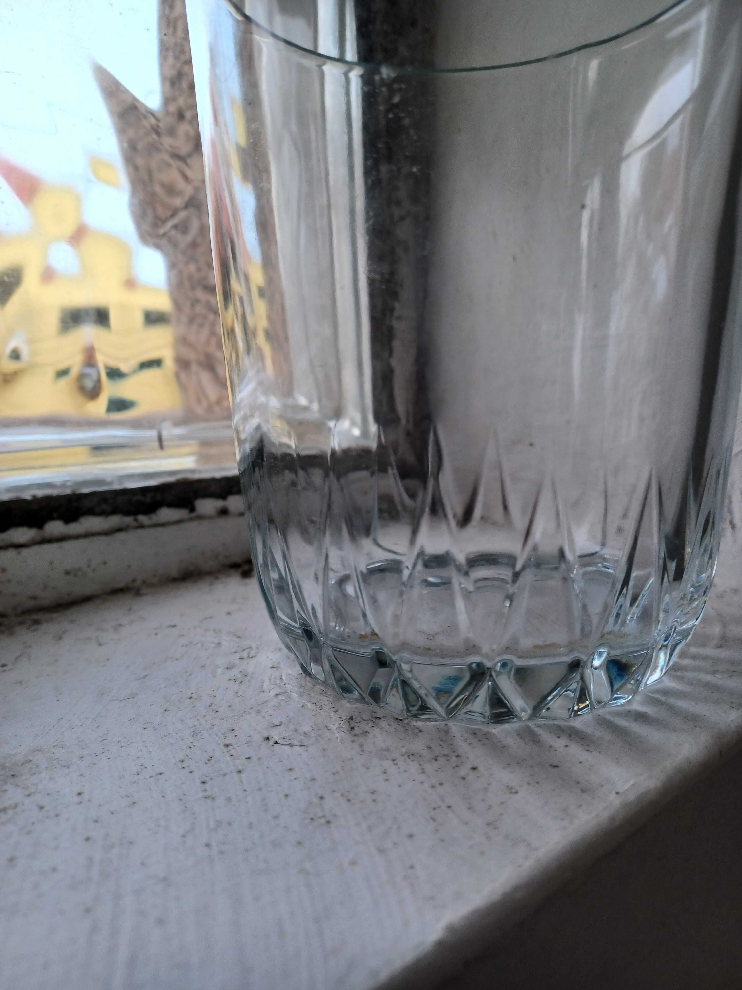 Copo grande em Cristal com cerca de 20 cm de altura