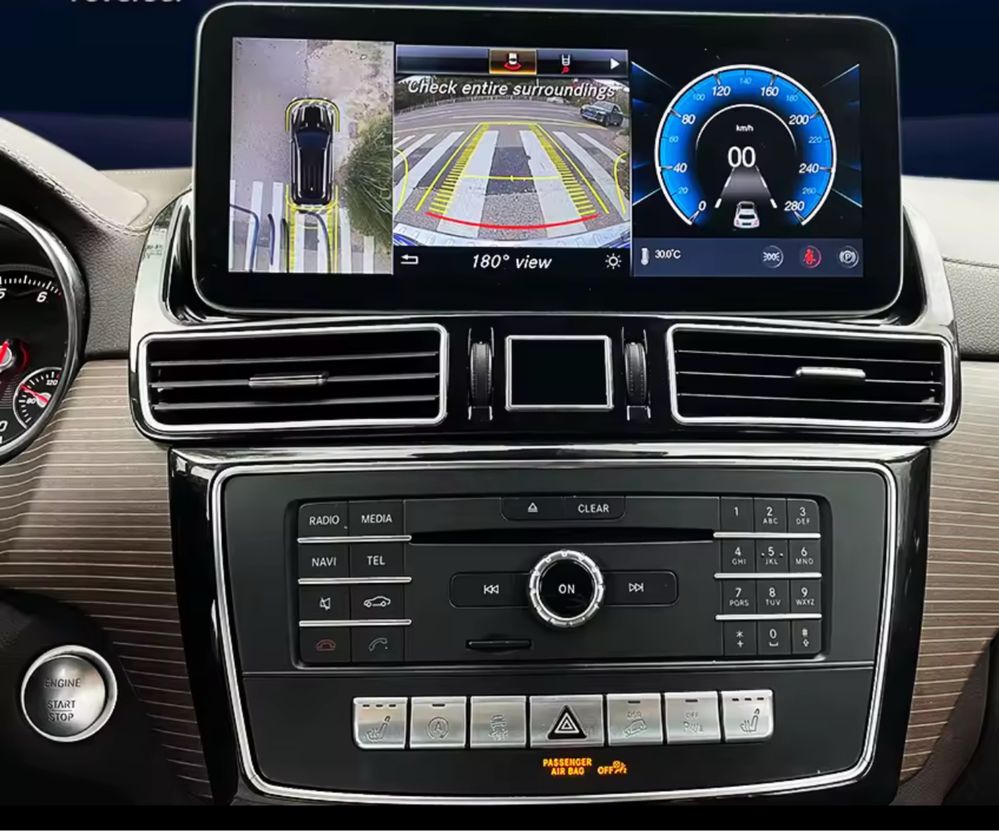 Магнітола Дисплей Mercedes-Benz ML GL GLS GLE W166 X166 CARPLAY