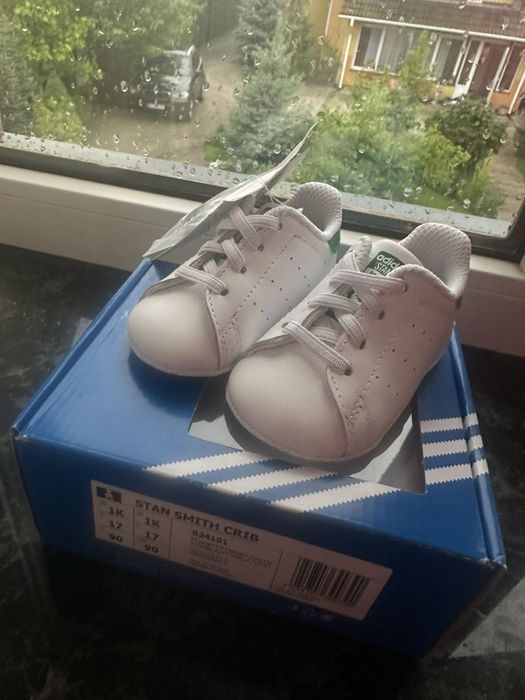 Дитячі кросівки панетки Adidas Stan Smith Crib / ОПТ