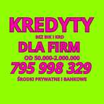 KREDYTY dla firm 1 dzień
