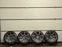 Work T7R 18” 5x114 rays jdm weds bbs skyline mazda