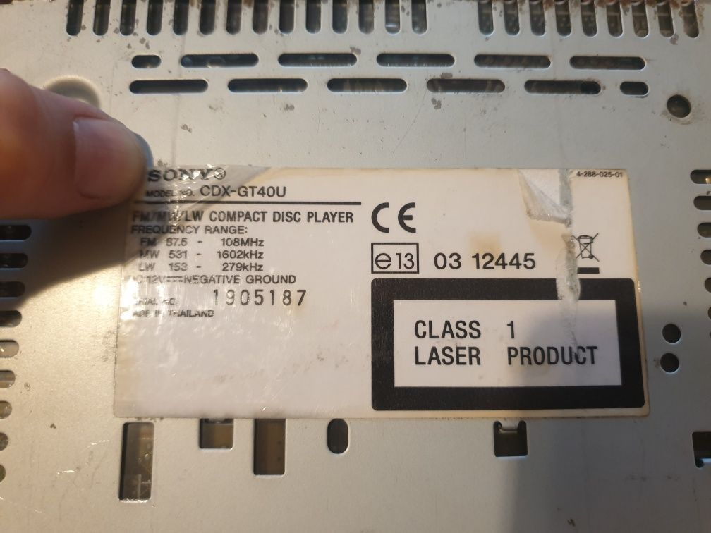 Subufer Sony Xplod 1300W zestaw CarAudio