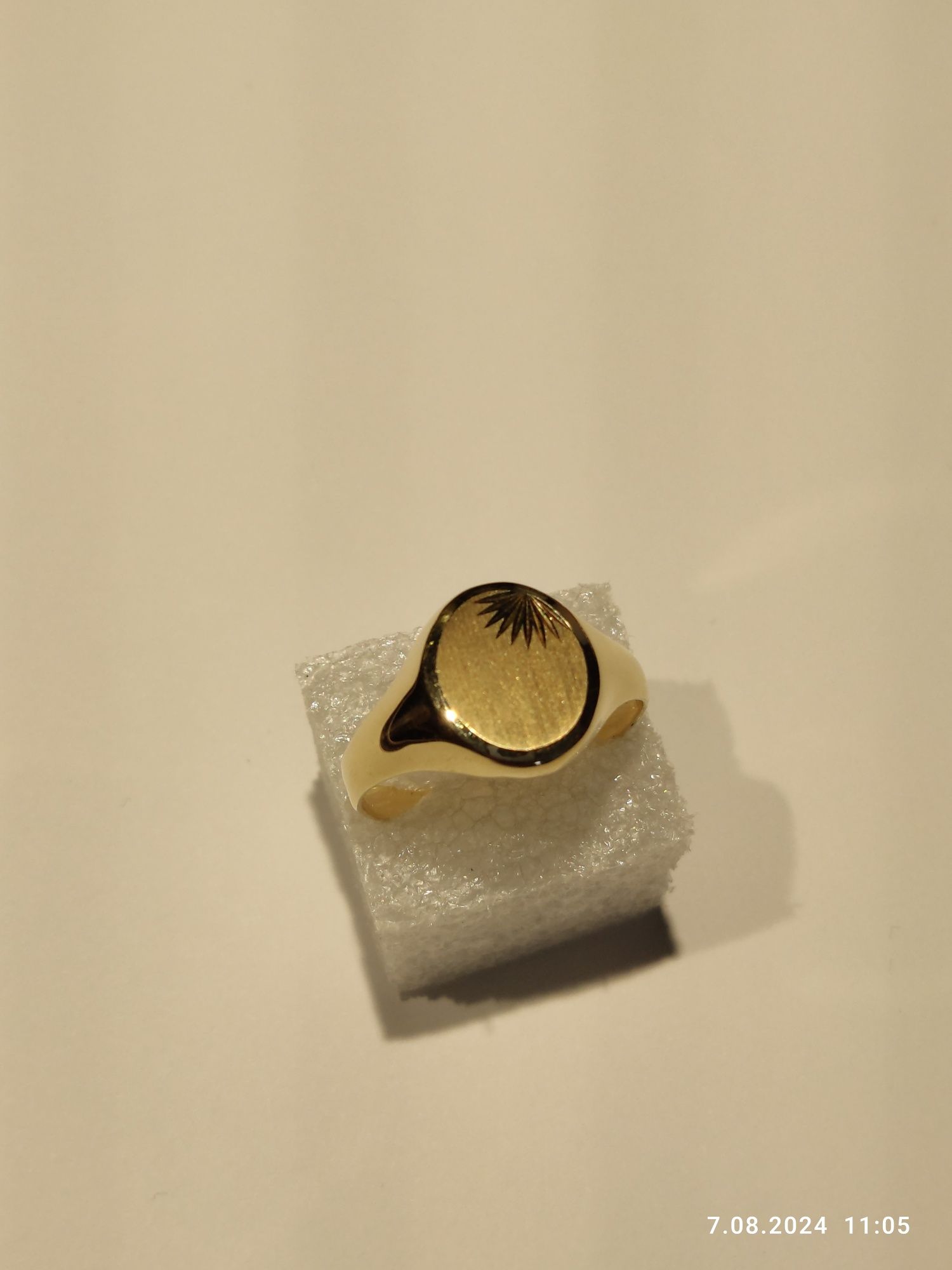 Złoty sygnet 585 2,72g