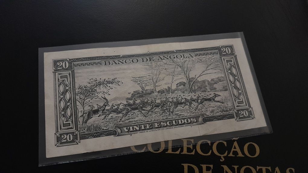 Nota de Angola de 20 Escudos de 1962