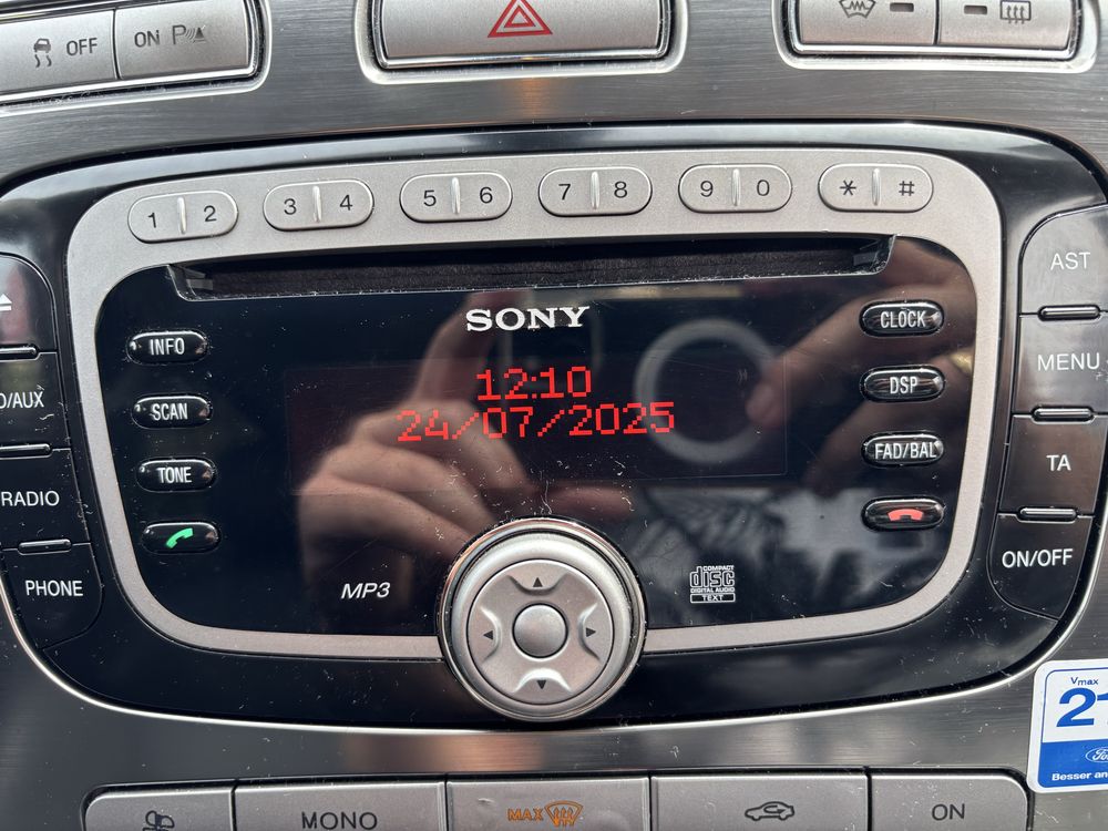 Radio Sony Ford Mondeo MK4 z kodem