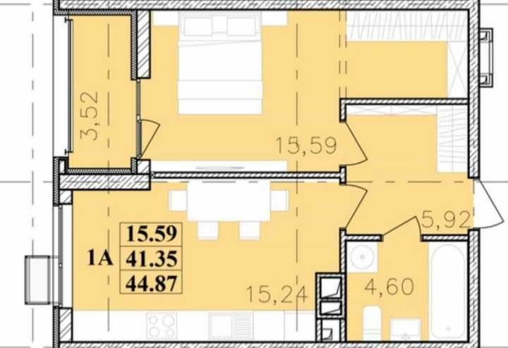 СРОЧНО! В продаже 1 комн. квартира ЖК Модерн. Стикон  6 ст. Б. Фонтана