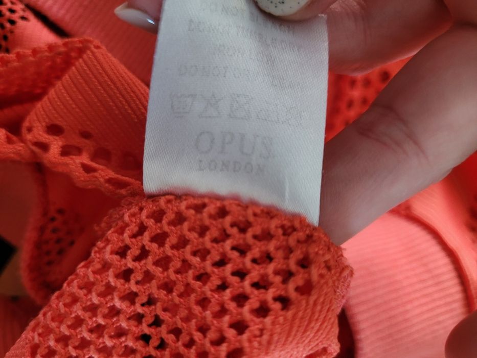 Ażurowy sweter oversize premium OPUS