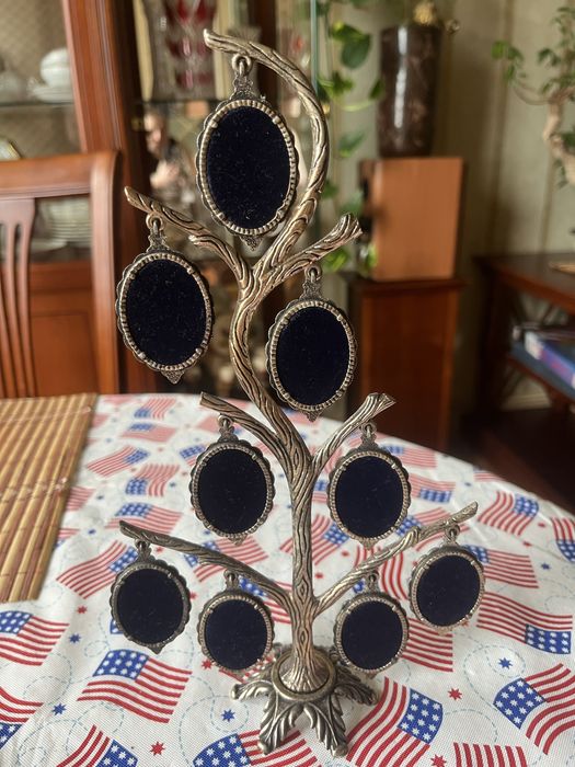 Фоторамка семейное дерево на 9 фото 26 см