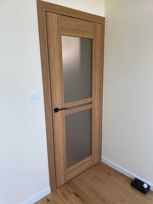 Drzwi wewnętrzne,3 sztuki,Polskone Sempre W05,dąb polski.Stan idealny