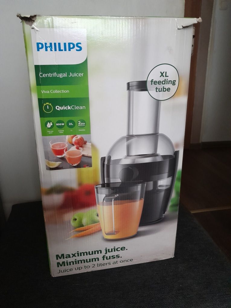 Sokowirówka Philips HR1855 czarny 800 W