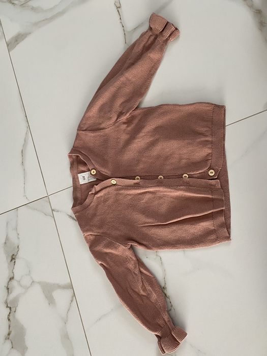 Rozpinany sweter h&m 86 bawełna