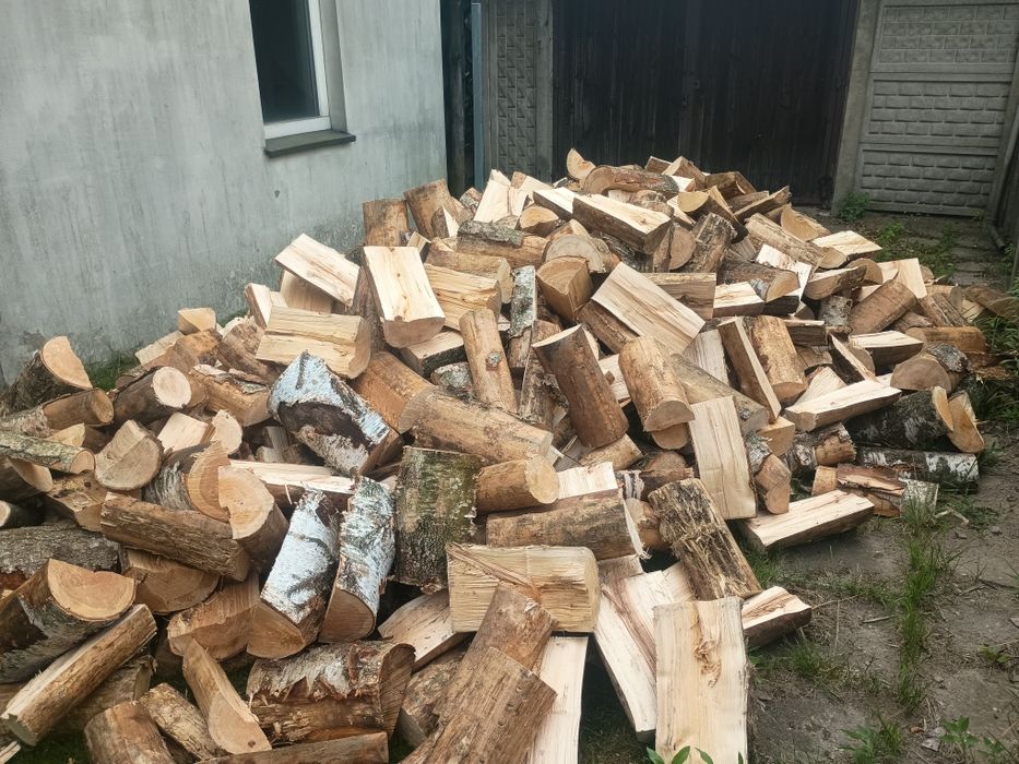 BRZOZA drewno kominkowe opałowe TRANSPORT do klienta. olcha