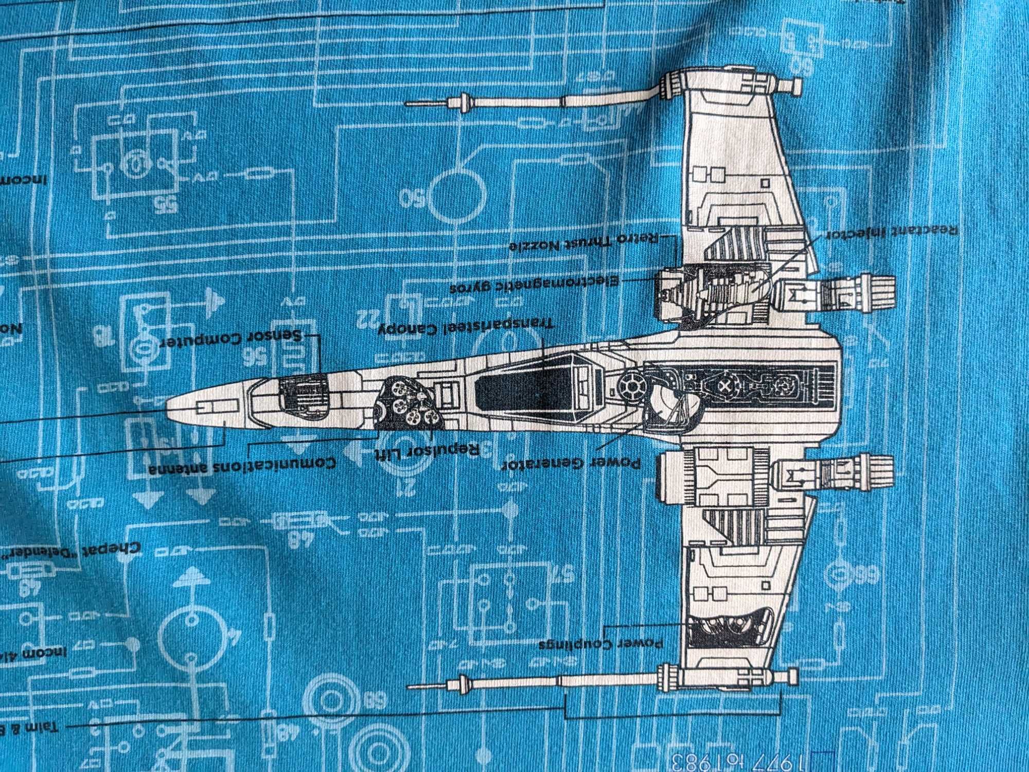 STAR WARS T-65 X-wing starfighter "Haynes Manual style" T-Shirt L