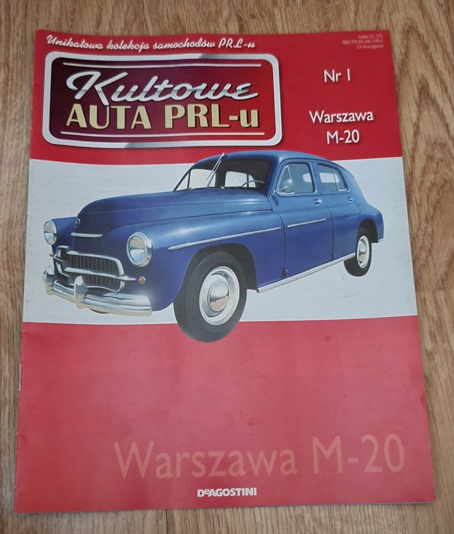 Kultowe auta PRLu
Wydawnictwo Deagostini
Cała kolekcja 192 sztuki.
Czę