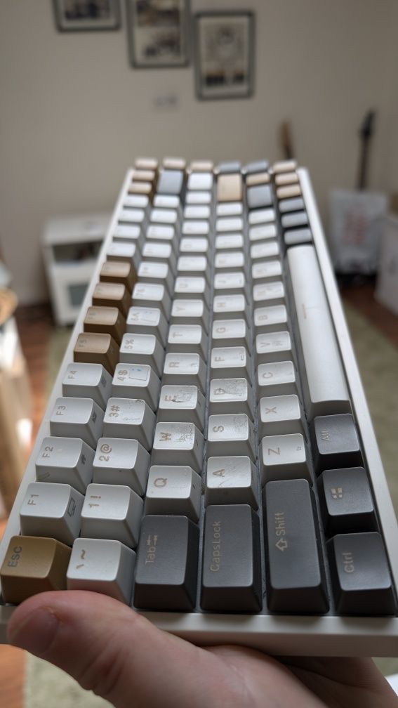 Teclado mecânico RK84 RGB Edição limitada, Bluetooth/2.4Ghz/USB