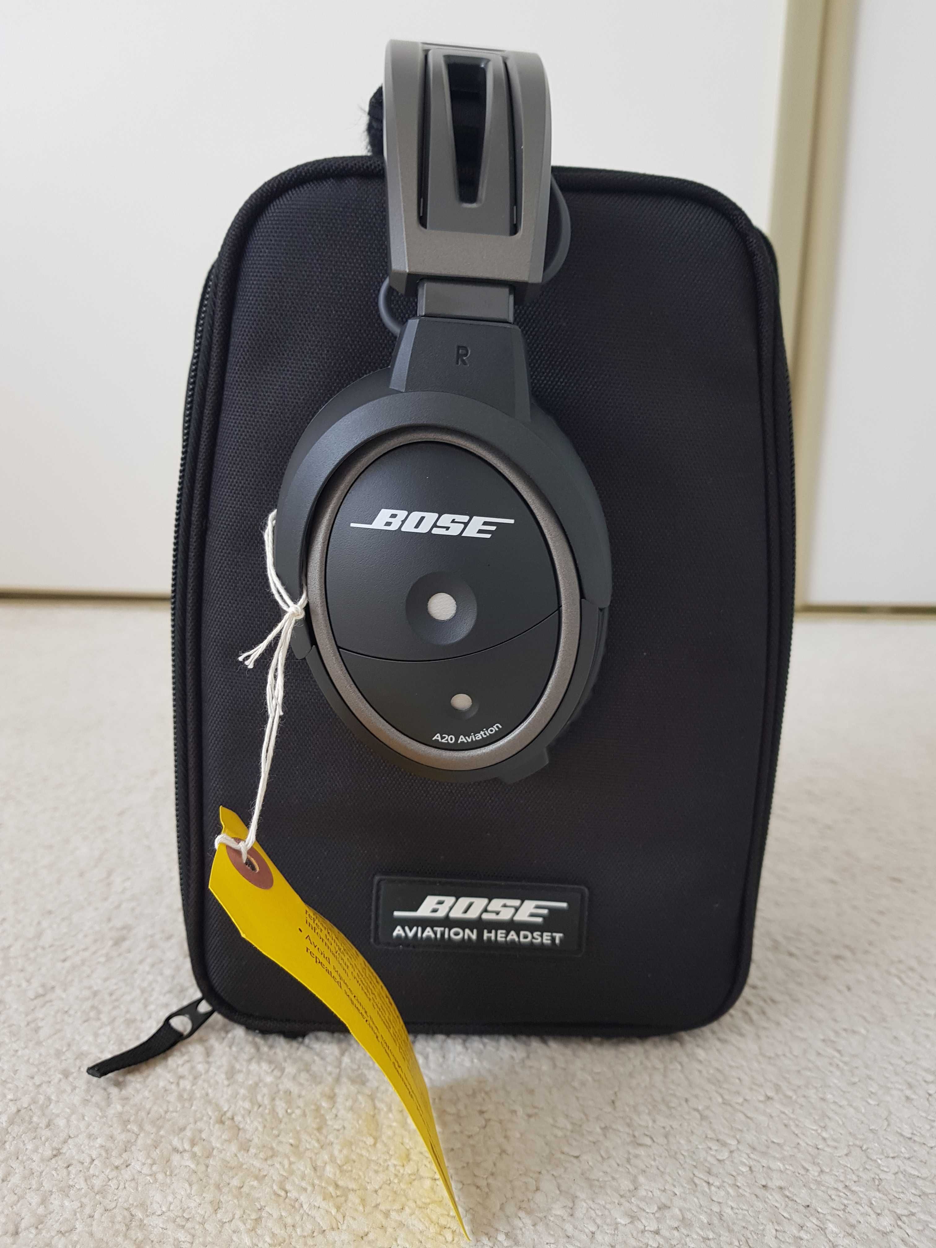 Słuchawki lotnicze Bose A20 (pre A30), Bluetooth, NOWE