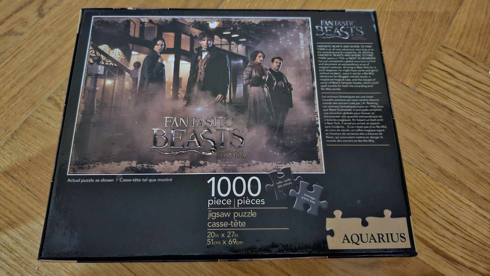 Puzzle 1000 Fantastyczne zwierzęta i jak je znaleźć | Fantastic Beasts