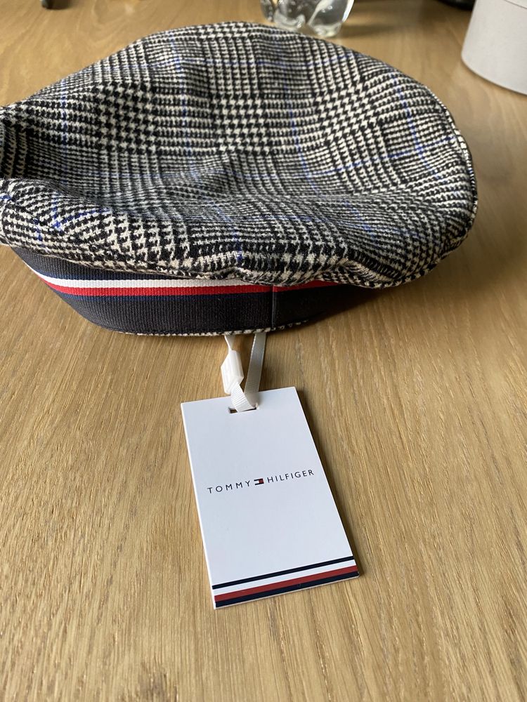 Kaszkiet typu Baker Boy Hat Tommy Hilfiger NOWY