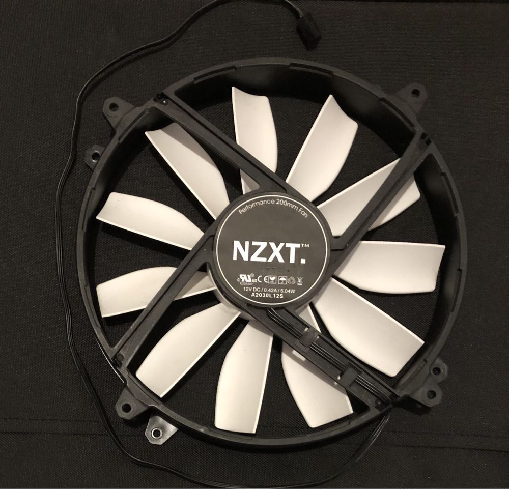 NZXT performance Fan Brushless wentylator 20 cm 200mm x 30mm 3Pin