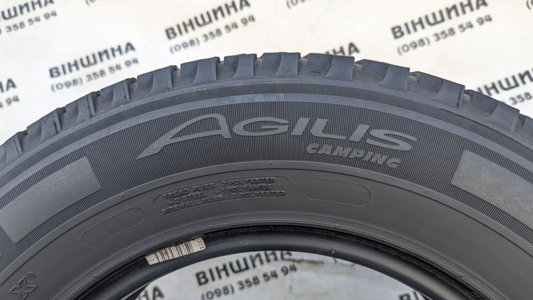 Шини 215/70 R 15C Michelin Agilis. Літо комплект. Колеса склад.