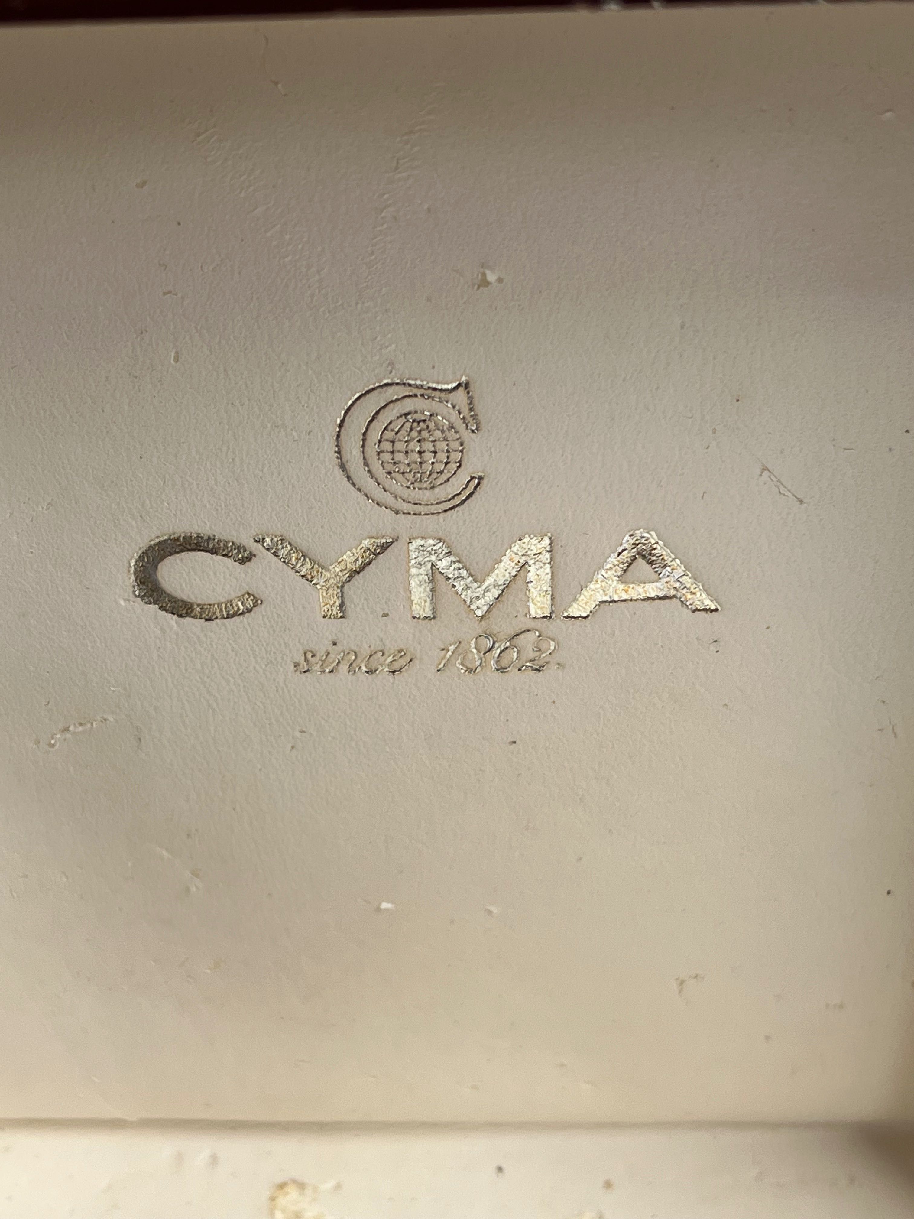 Pudełko oryginalne od starego zegarka CYMA - DREWNIANE lata 90-00