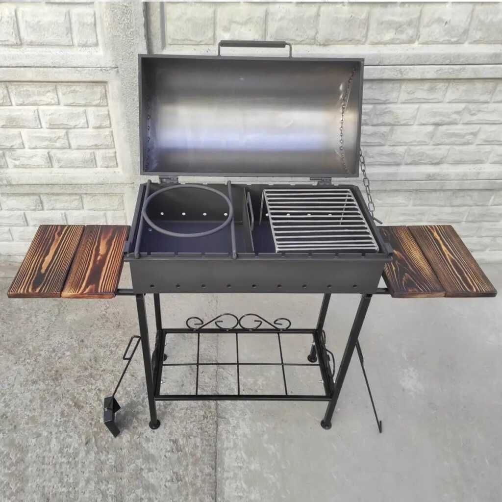 ОТ ЗАВОДА! 3/4/5/6 мм! Мангал Барбекю Гриль с Крышкой MP 65 BBQ