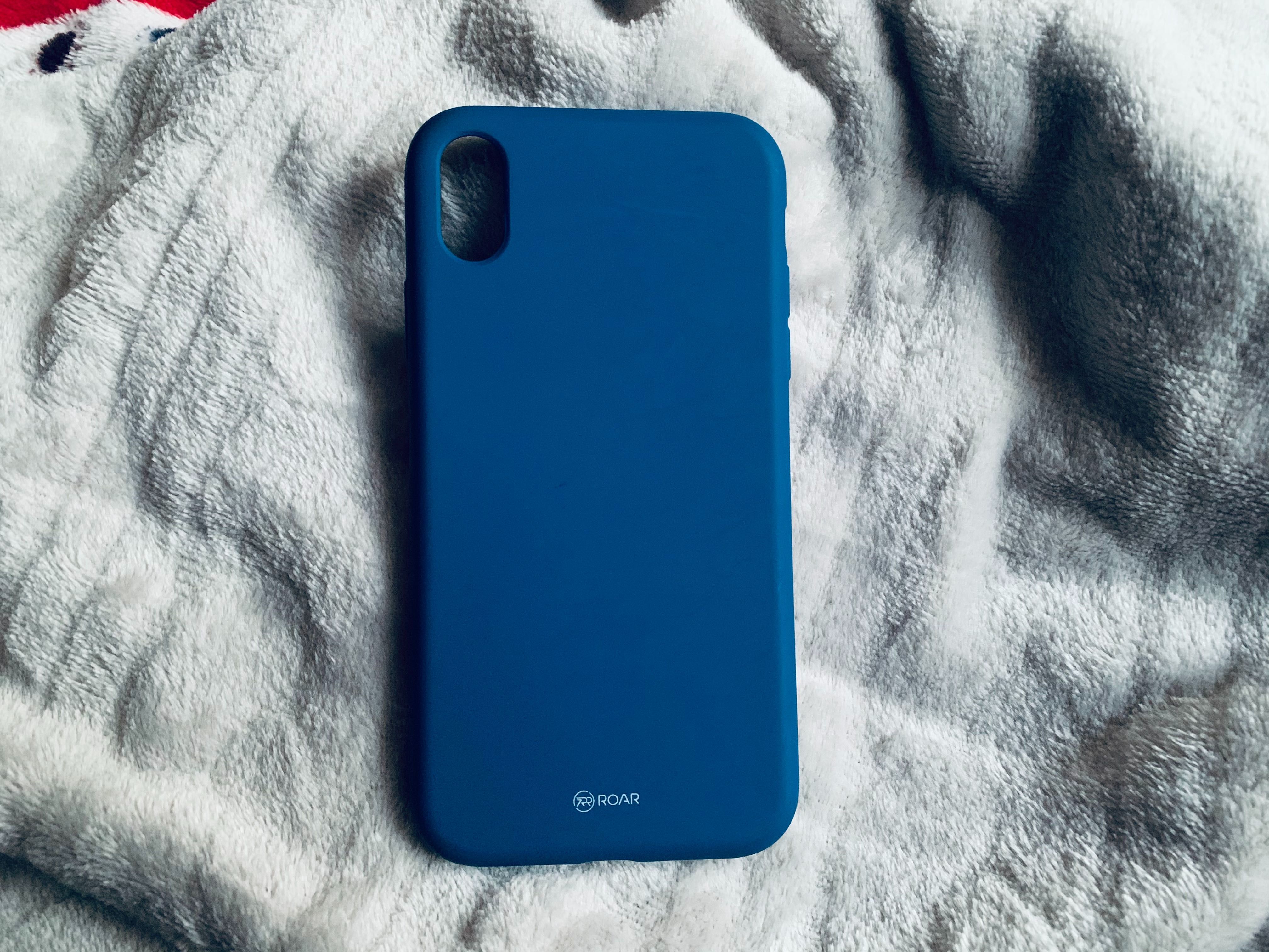 Roar - etui iPhone XR niebieskie