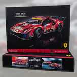 Конструктор FERRARI 488 з 1677 деталей, червоний сумісний з Lego