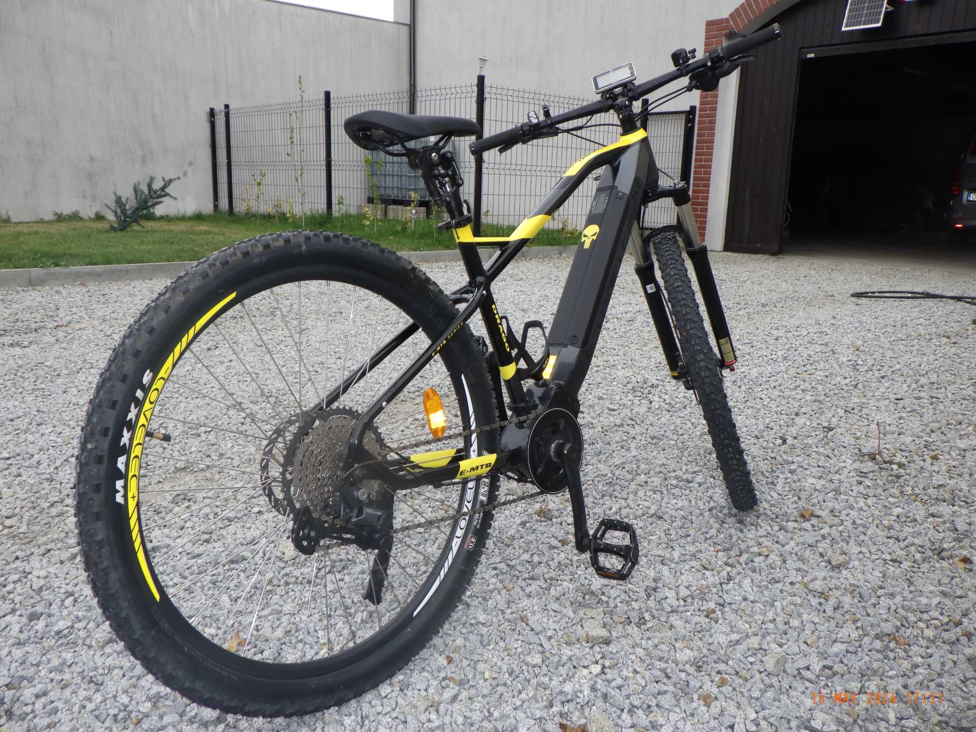 Rower Elektryczny E-MTB Lovelec Drago rama 19" Na gwarancji.