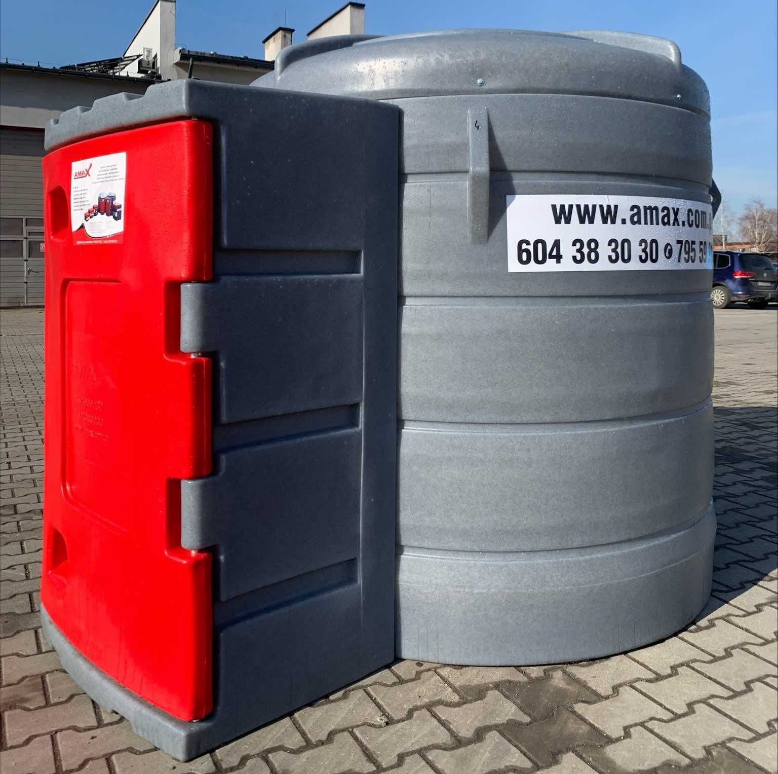 Zbiornik na paliwo 2500l z dystrybutorem - ON diesel ropa - AMAX