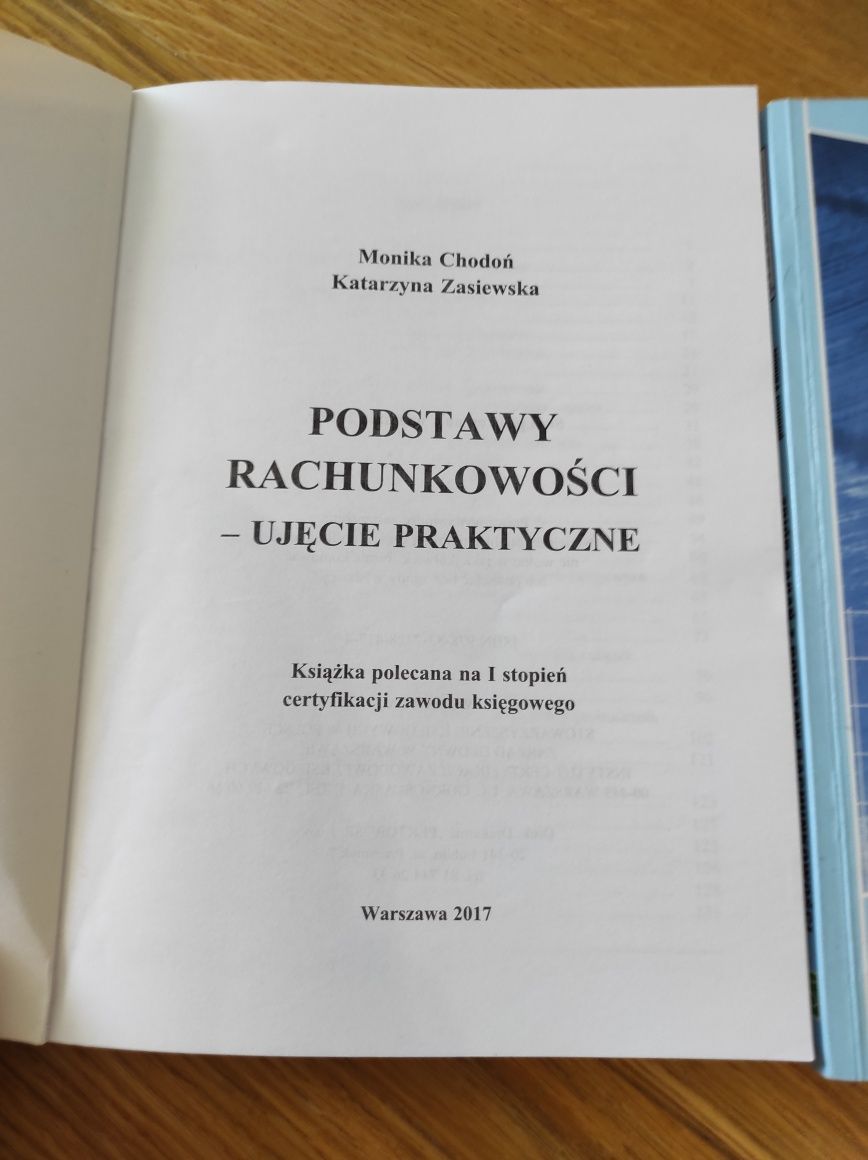 Podstawy rachunkowości+Zbiór zadań Chodoń Zasiewska