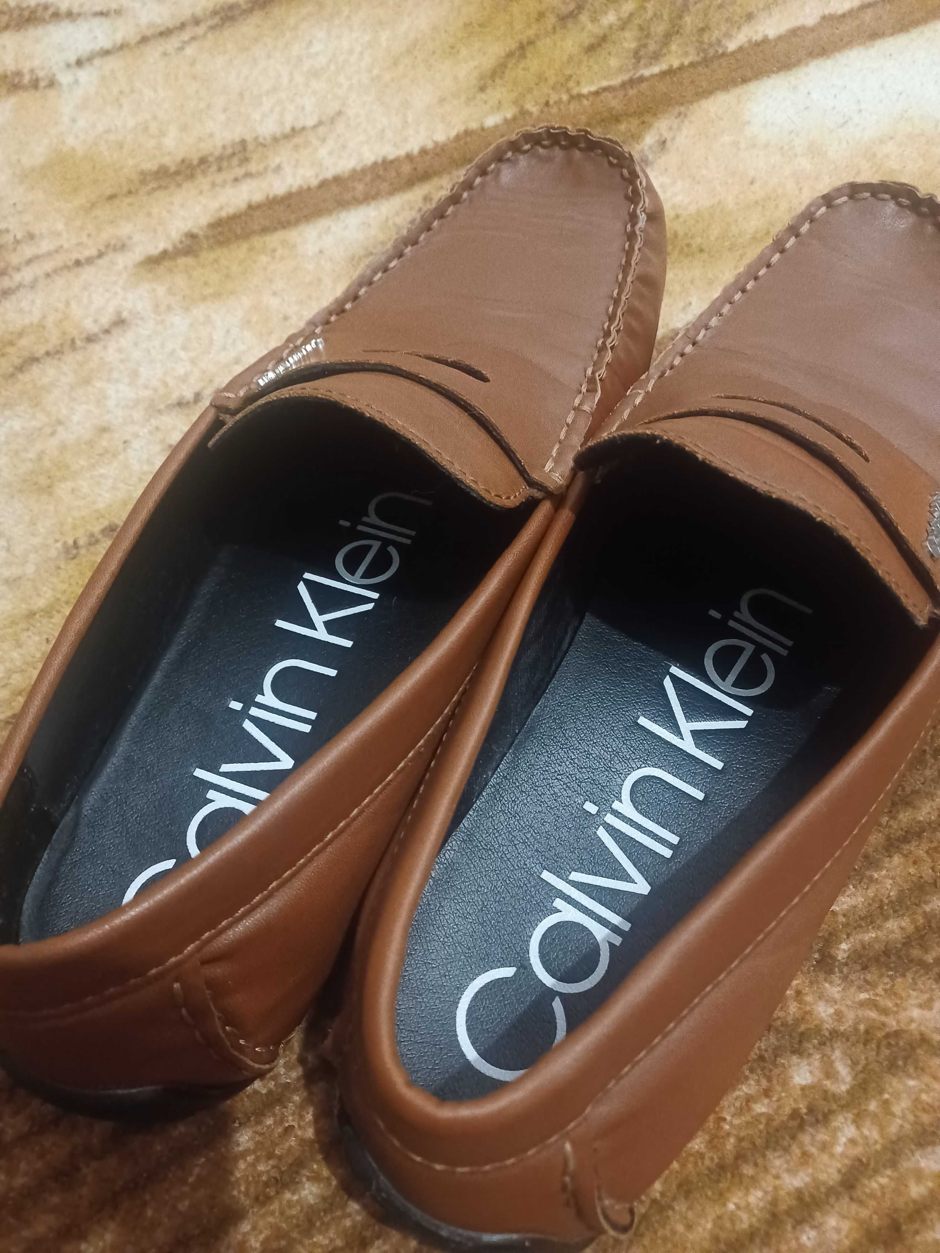 Buty Calvin Klein skóra męskie 45.5