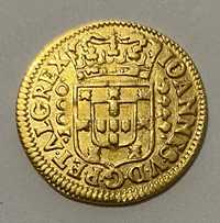 Moeda de ouro D. JOÃO V Quartinho 1712