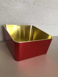 Pudełko złoto czerwone