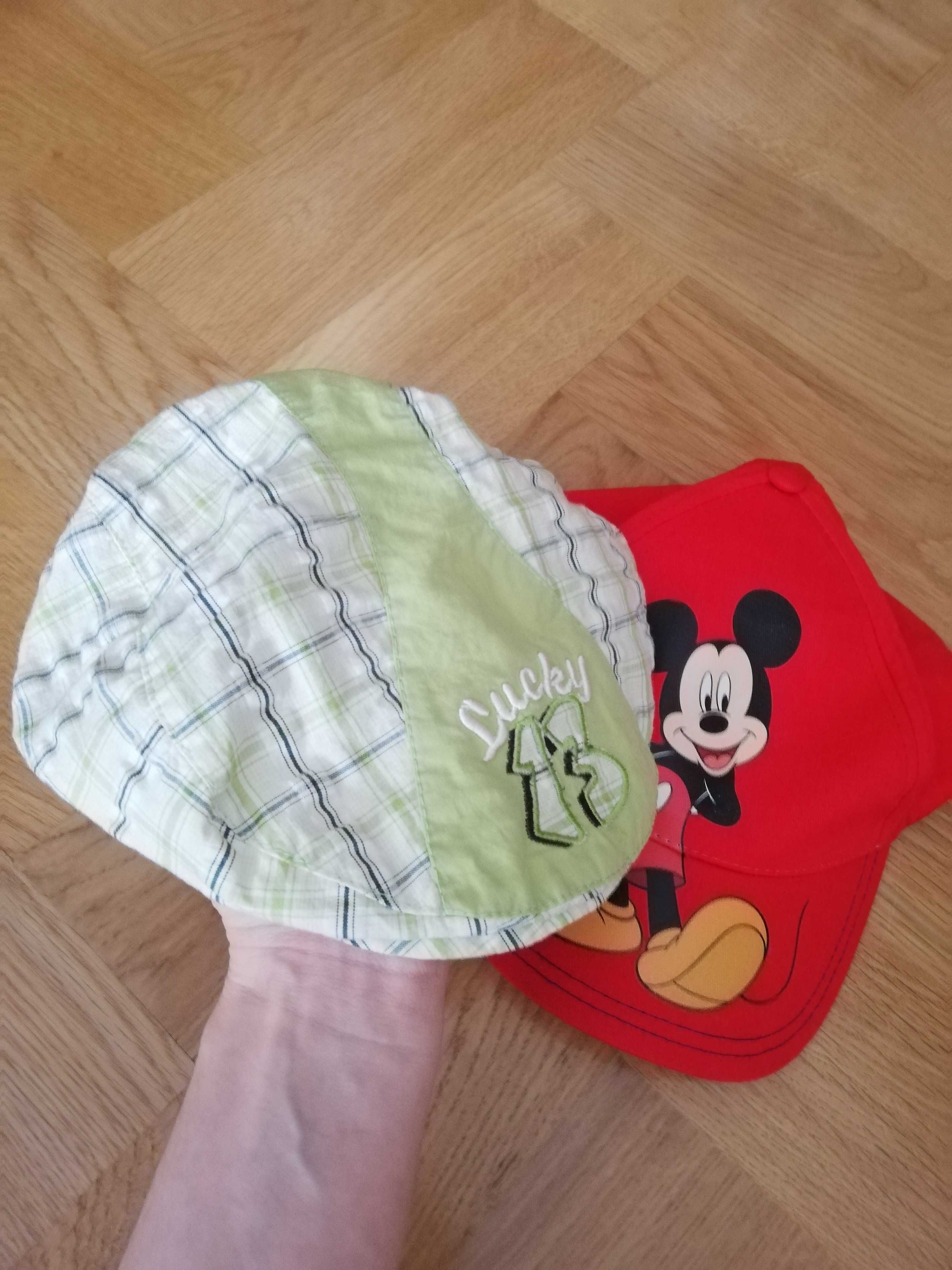 zestaw czapka z daszkiem 54 Mickey czerwona kaszkiet 51 BROEL 128