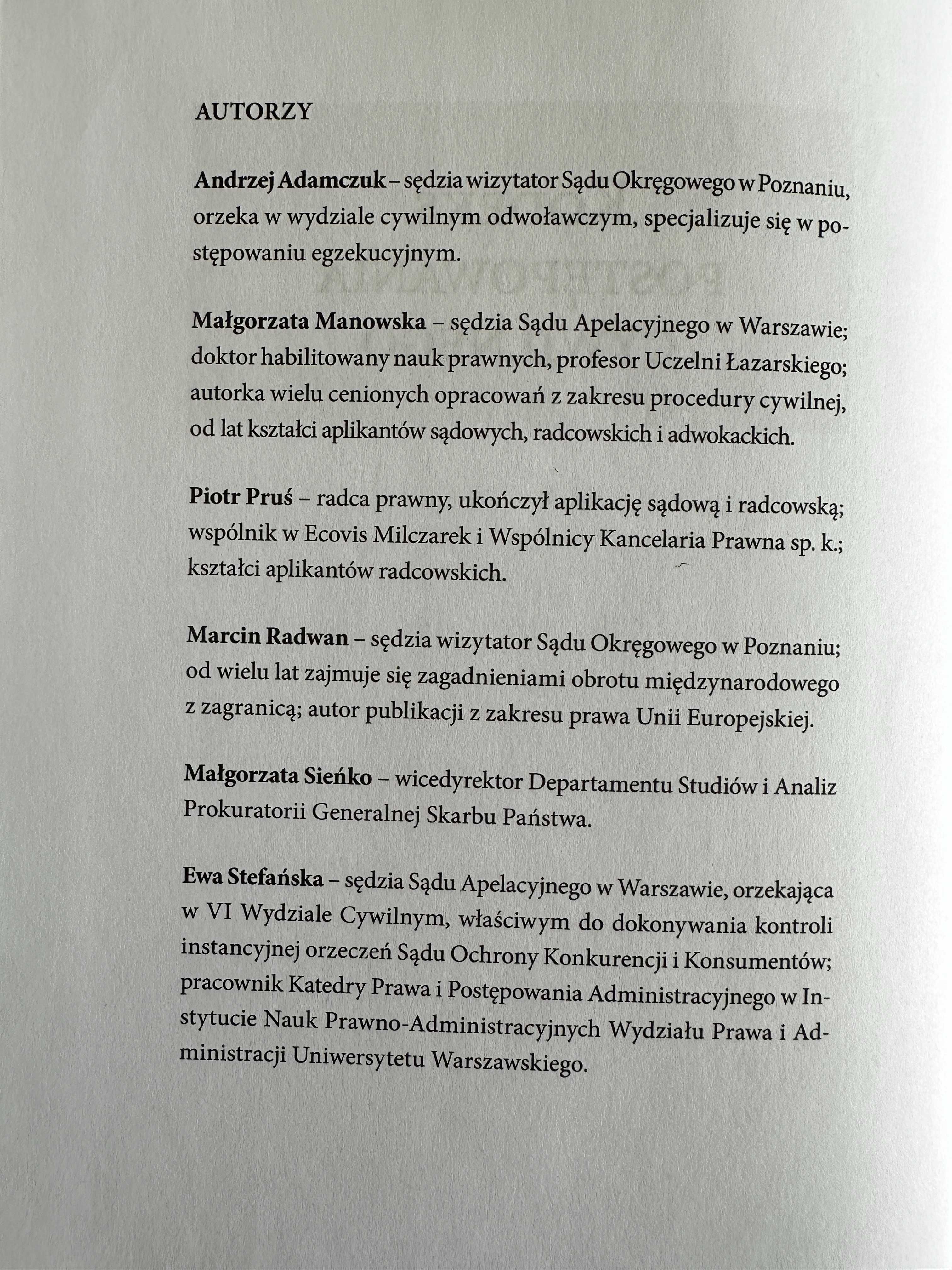 Komentarz KPC, red. M. Manowska, wyd. 3, tom 1 i 2.