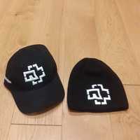 2 czapki Rammstein haft
