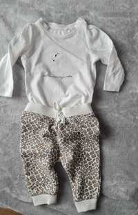 Komplet niemowlecy bluzka i spodnie rozmiar 62
